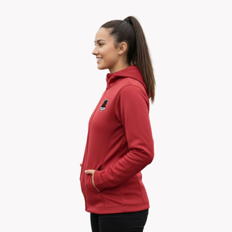 Glide SlimFit HP Tech Zip Hoodie Red