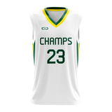 Custom Bear 21 Core Basketball Singlet (Front View) - Coast 2 Coast Sports