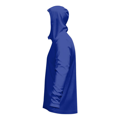 Glide Tech Zip Hoodie Royal Side View